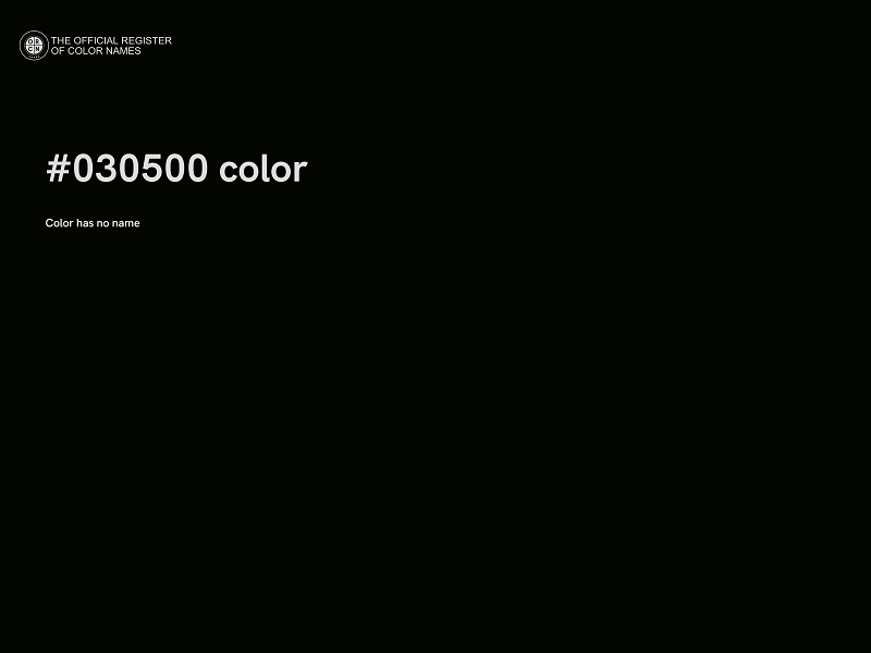 #030500 color image