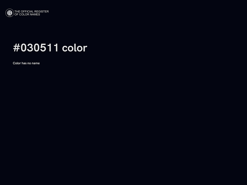#030511 color image