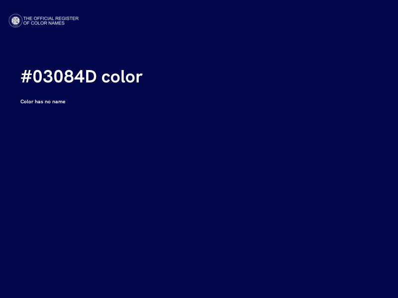 #03084D color image