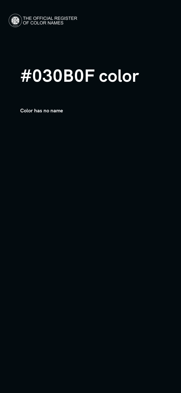 #030B0F color image