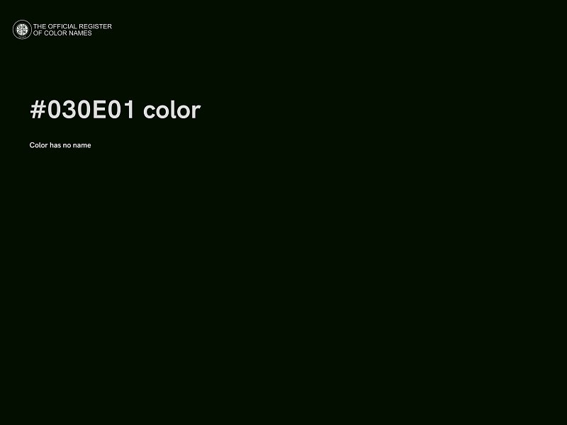 #030E01 color image