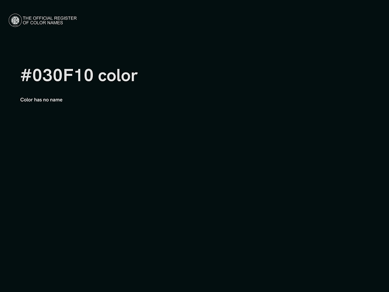 #030F10 color image