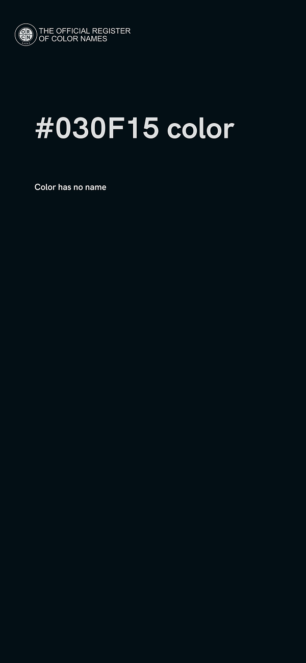 #030F15 color image
