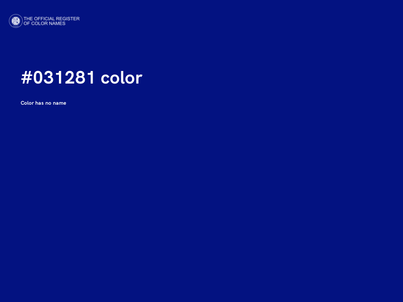 #031281 color image
