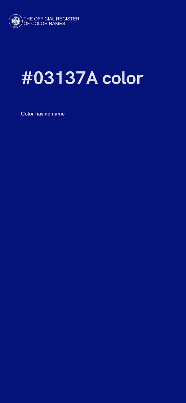 #03137A color image