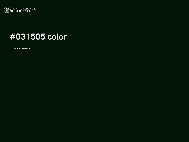#031505 color image