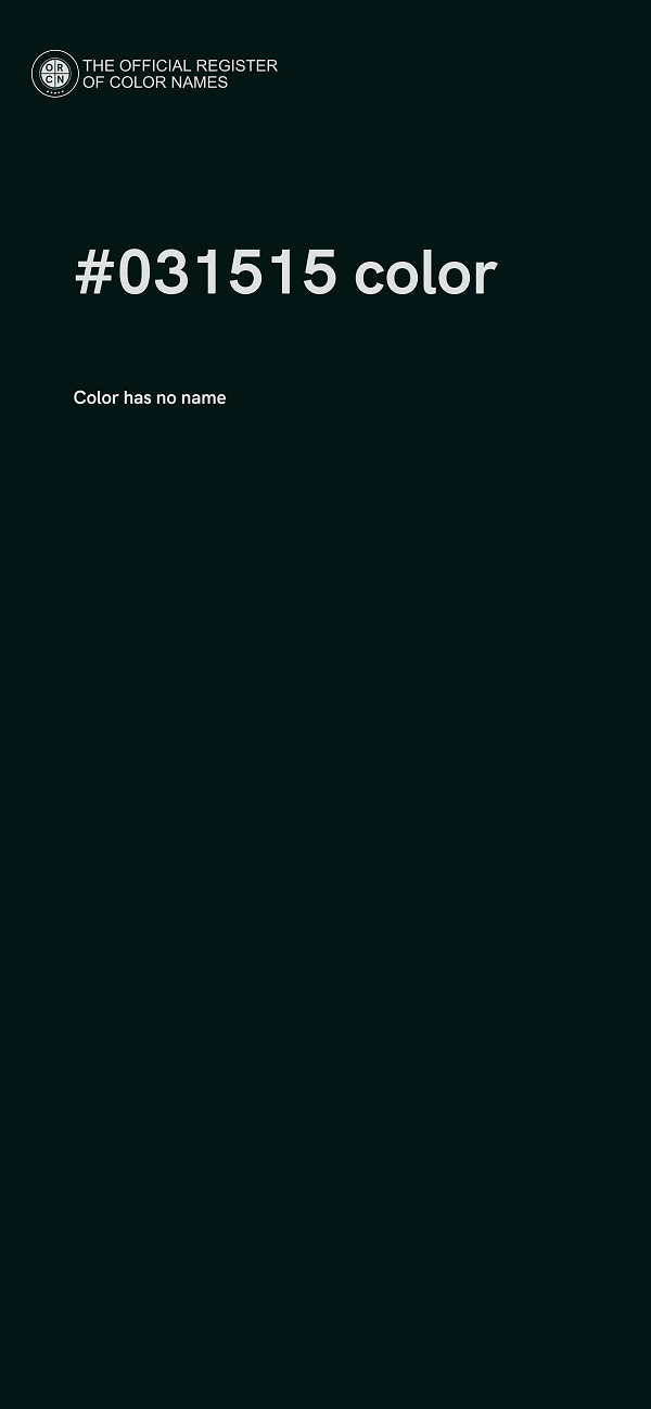 #031515 color image