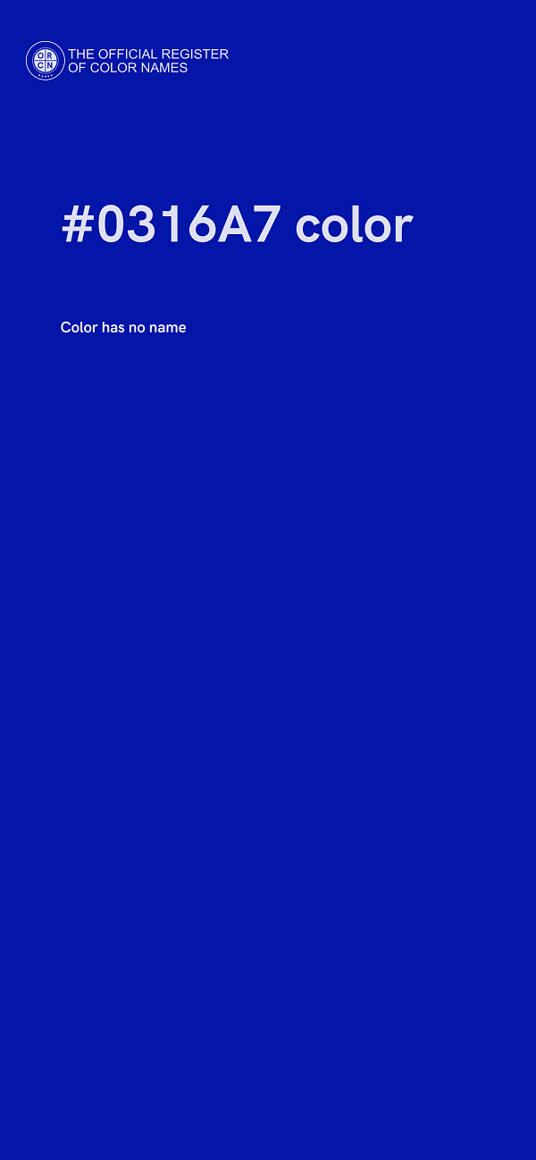 #0316A7 color image