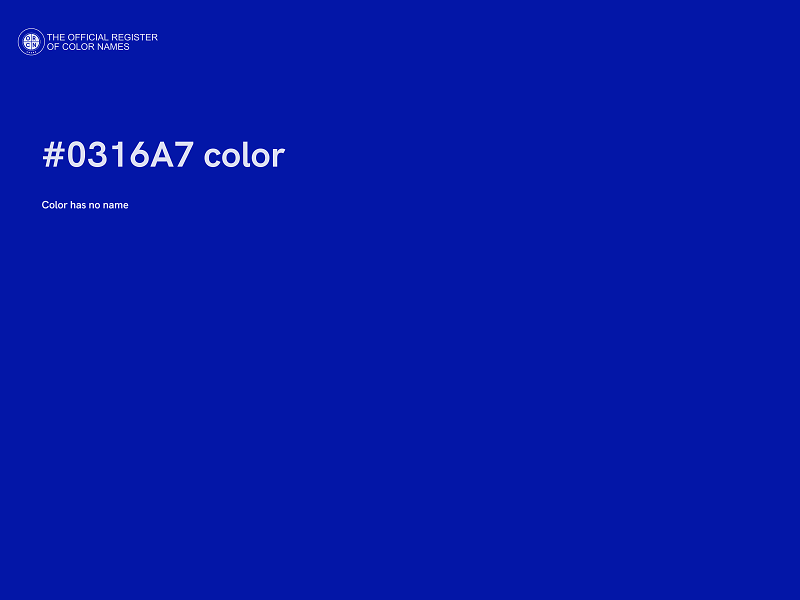 #0316A7 color image