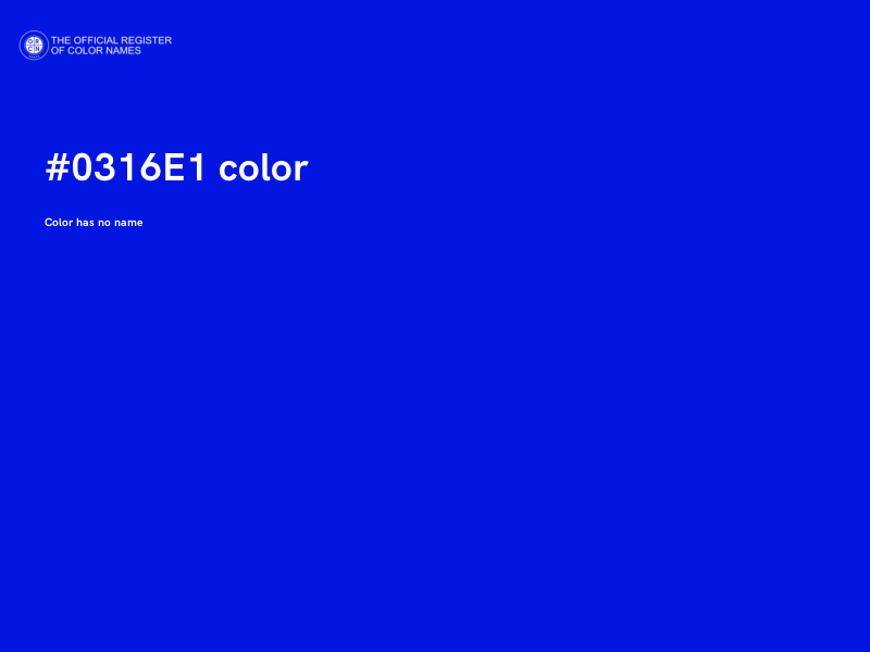 #0316E1 color image