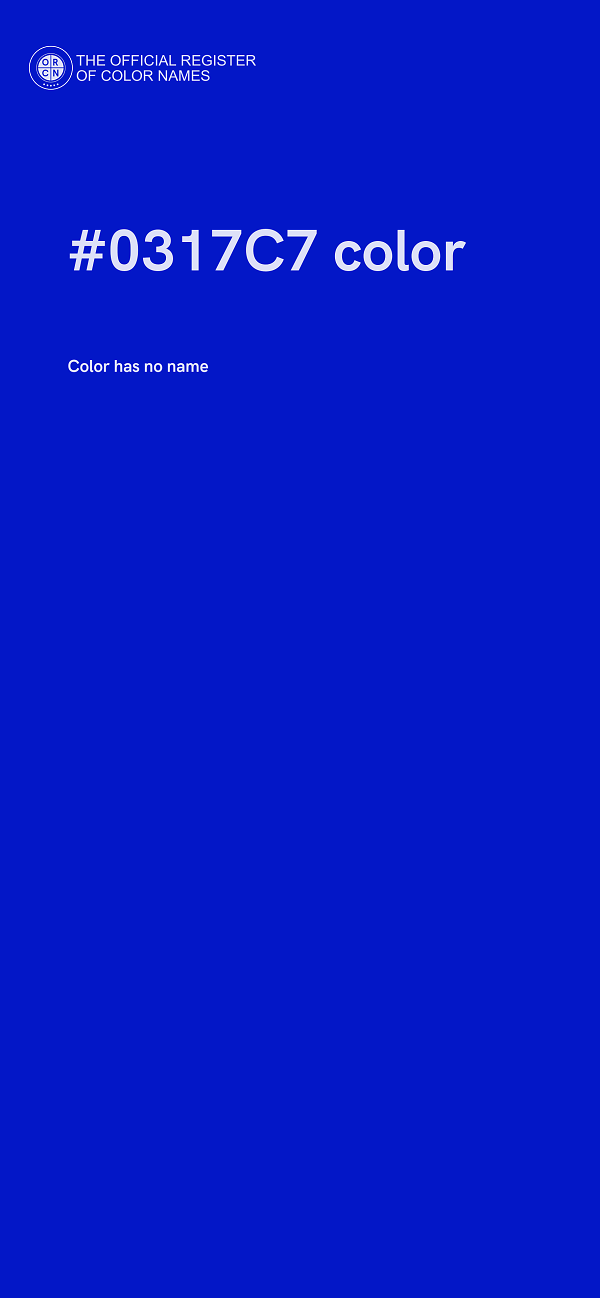 #0317C7 color image