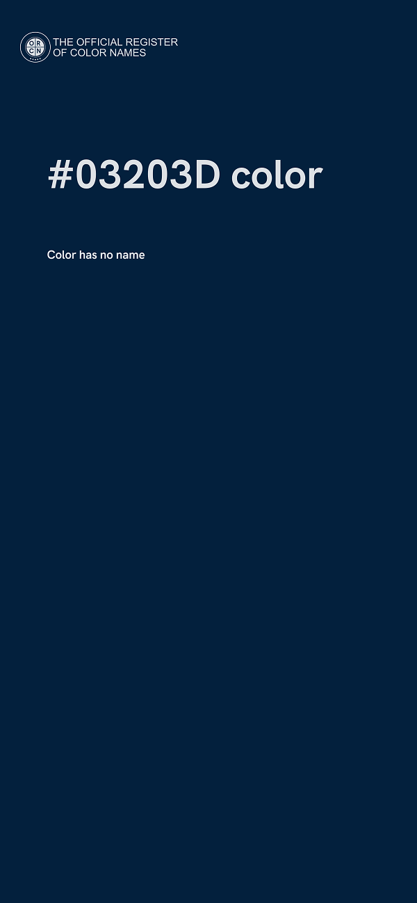 #03203D color image
