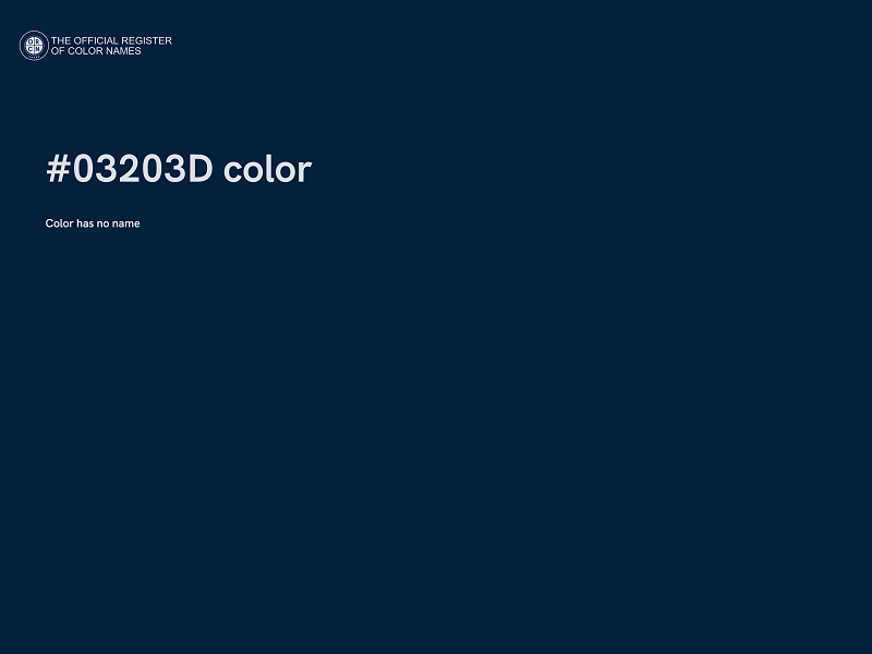 #03203D color image