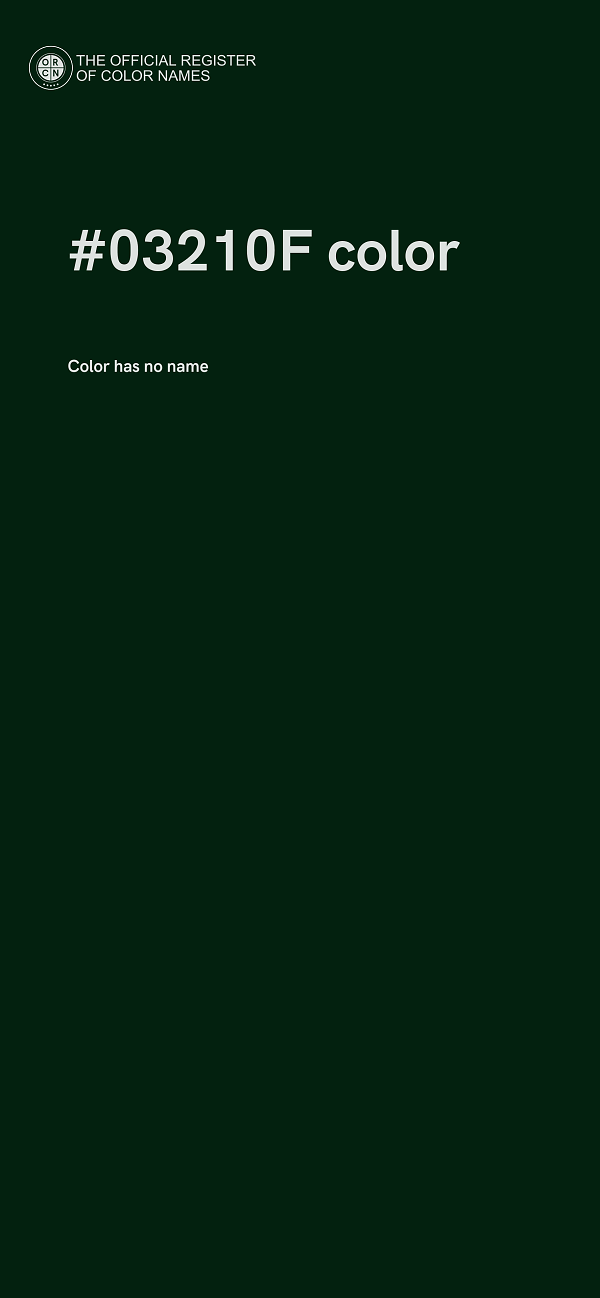 #03210F color image