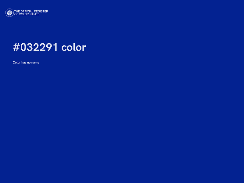 #032291 color image