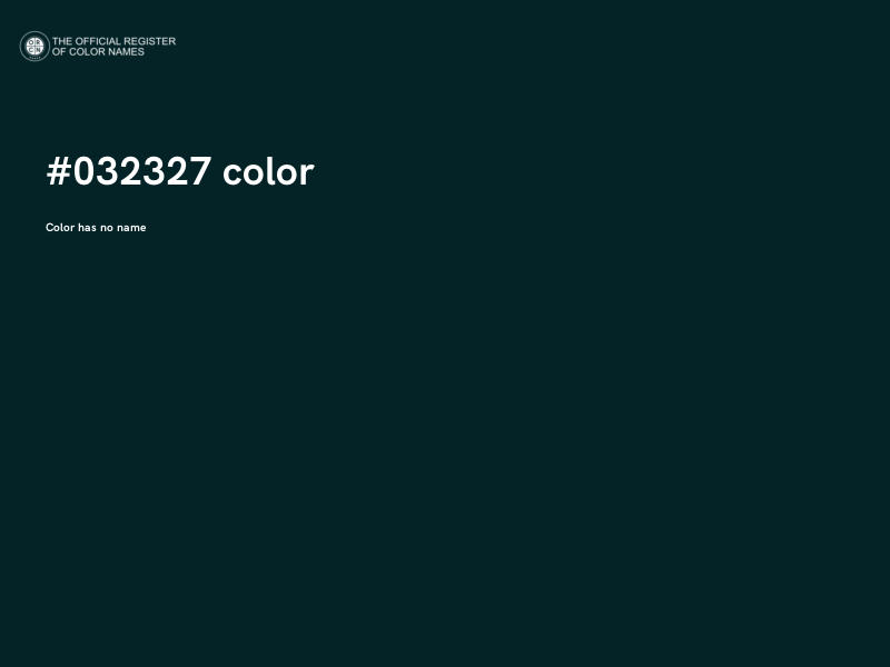 #032327 color image