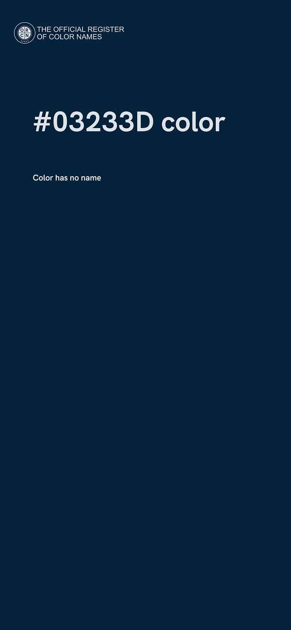 #03233D color image