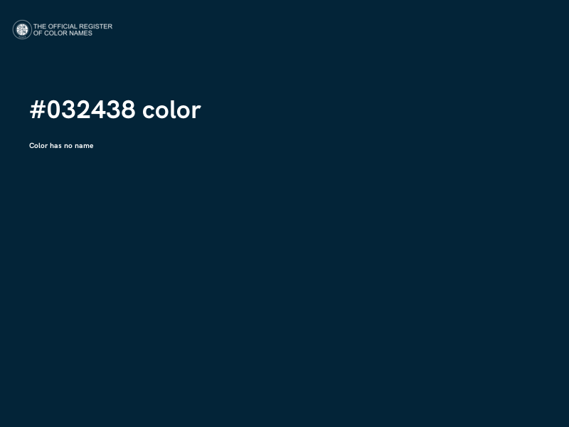 #032438 color image