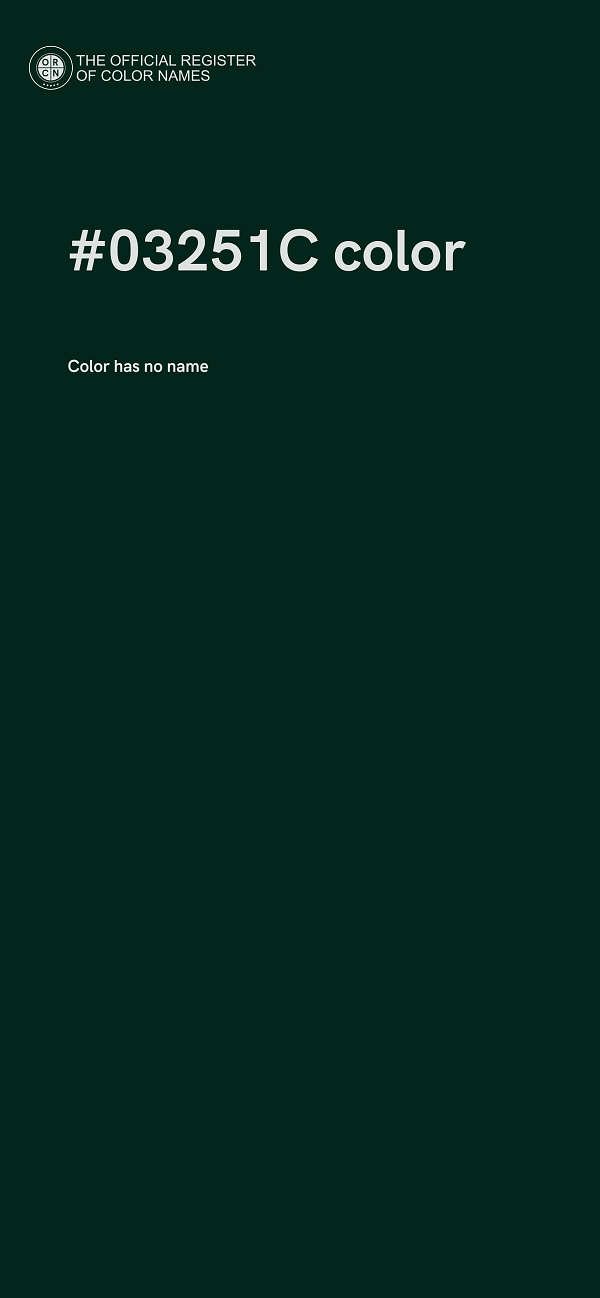 #03251C color image