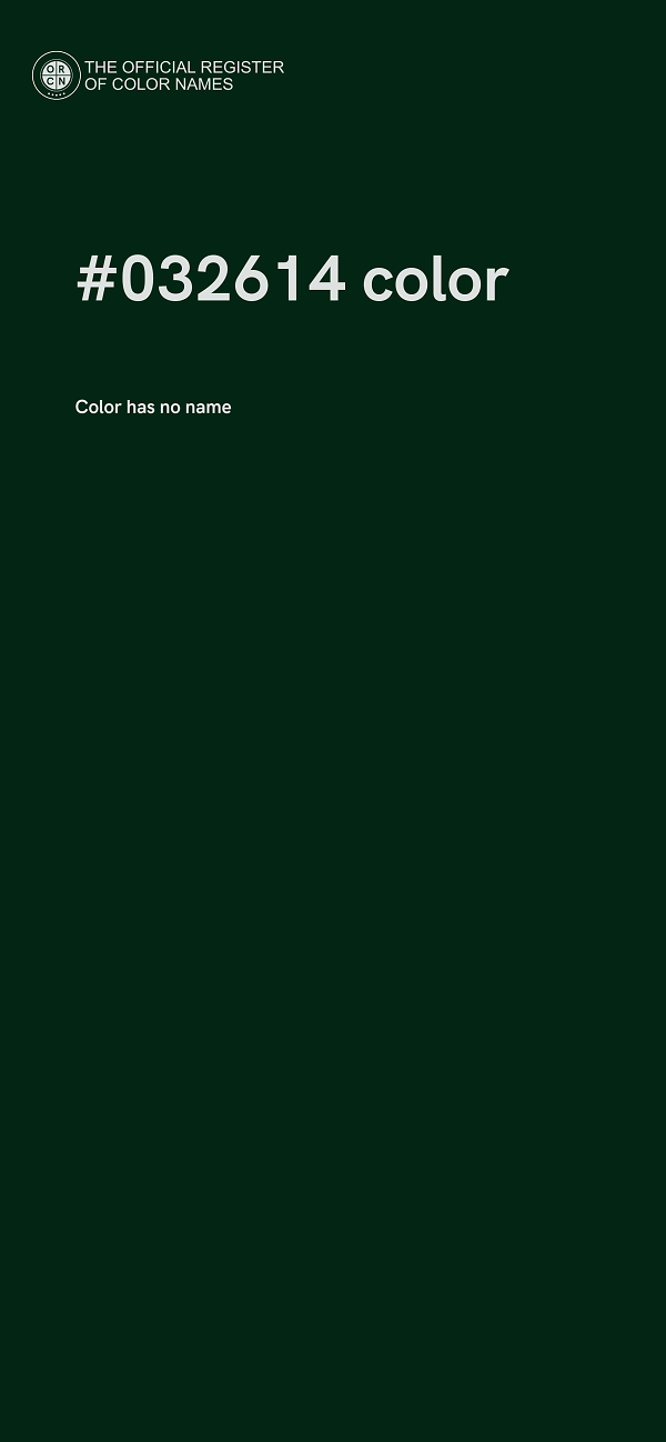 #032614 color image