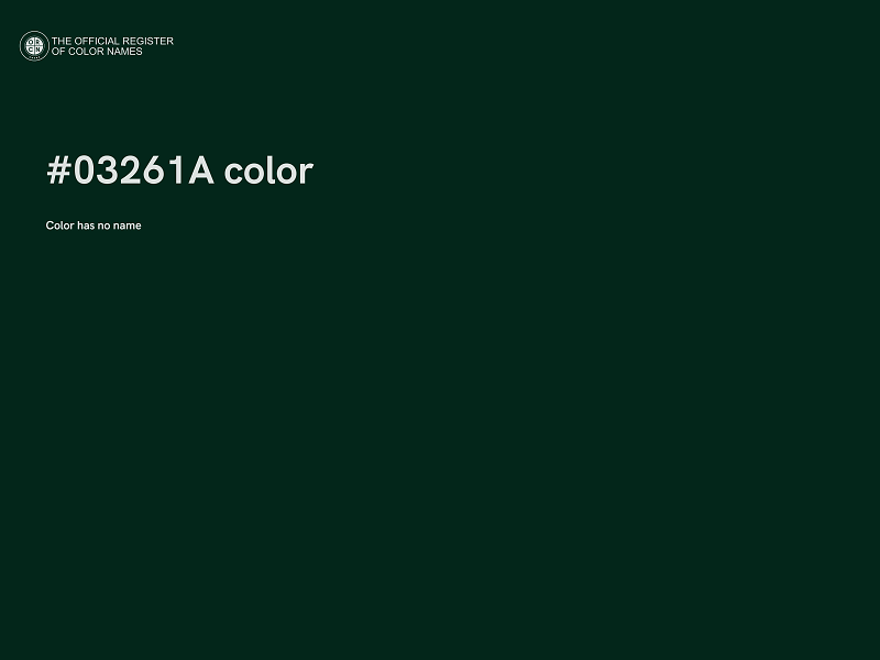 #03261A color image