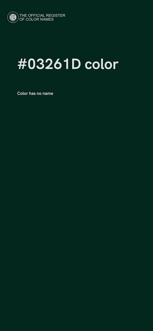 #03261D color image