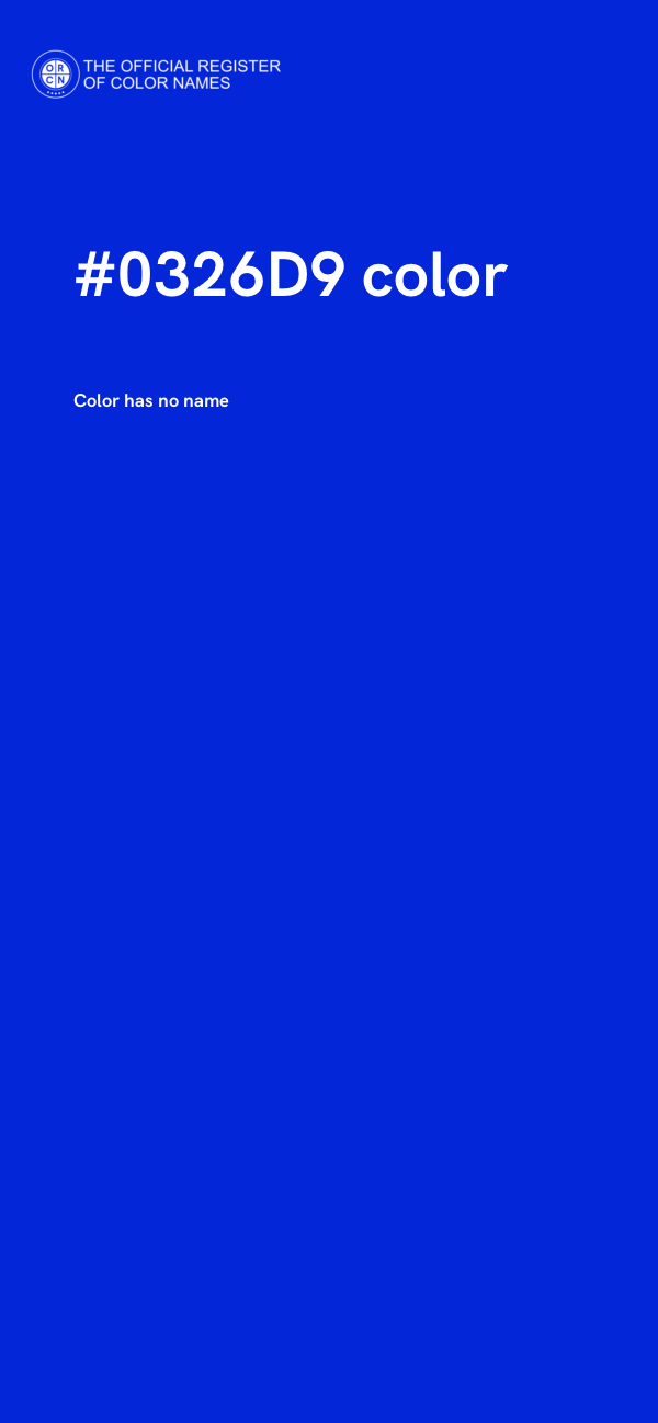 #0326D9 color image