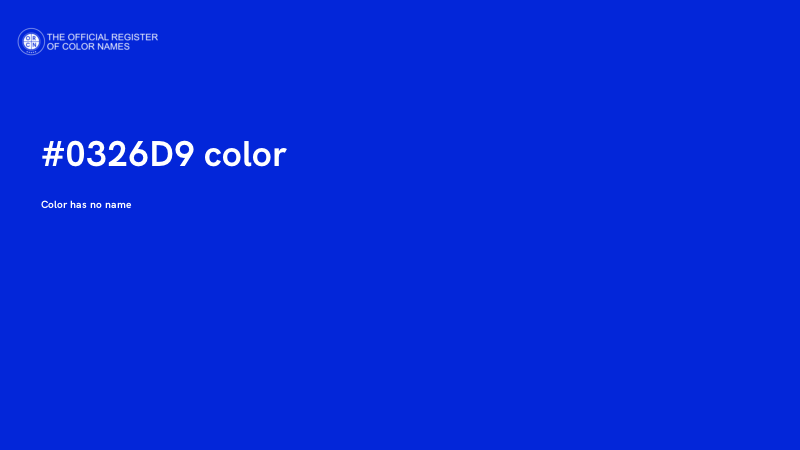 #0326D9 color image