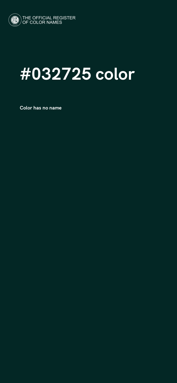#032725 color image