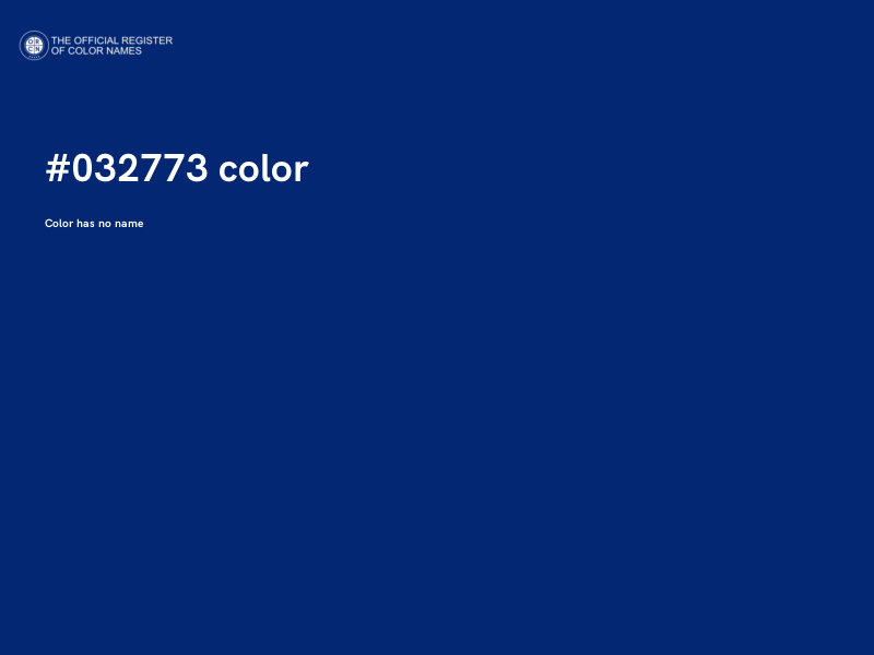 #032773 color image