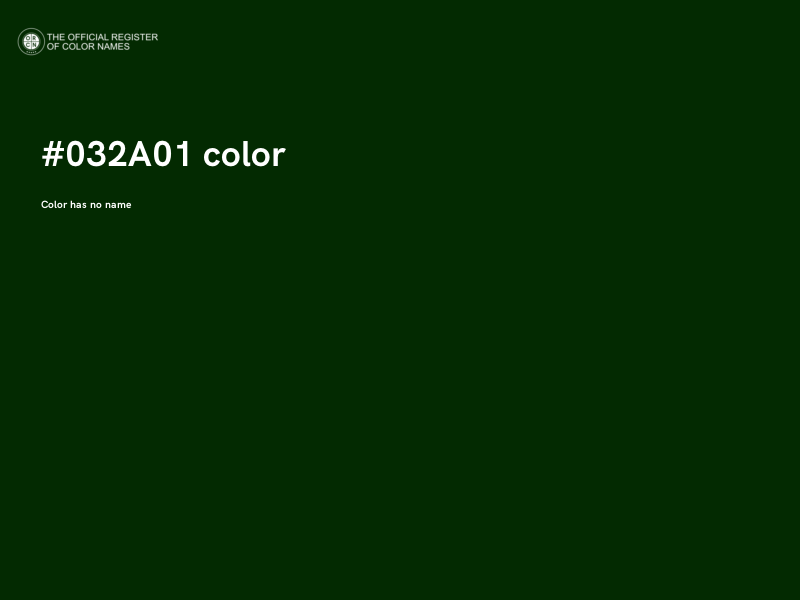 #032A01 color image