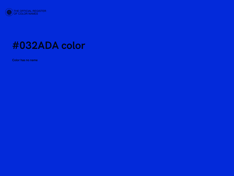 #032ADA color image