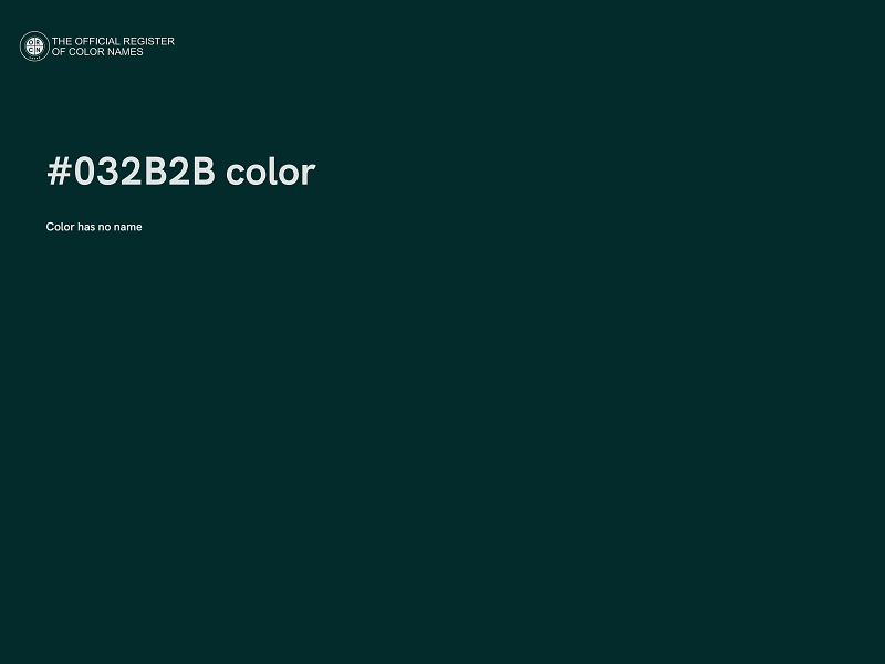 #032B2B color image