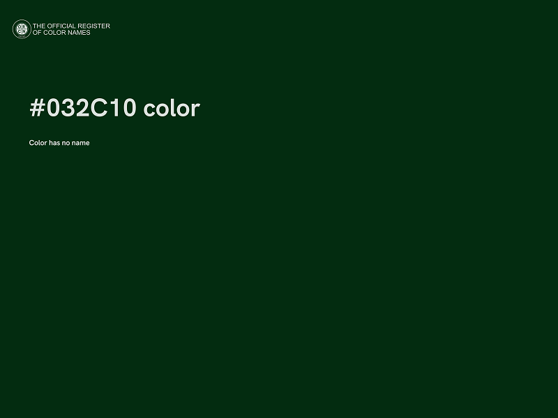 #032C10 color image