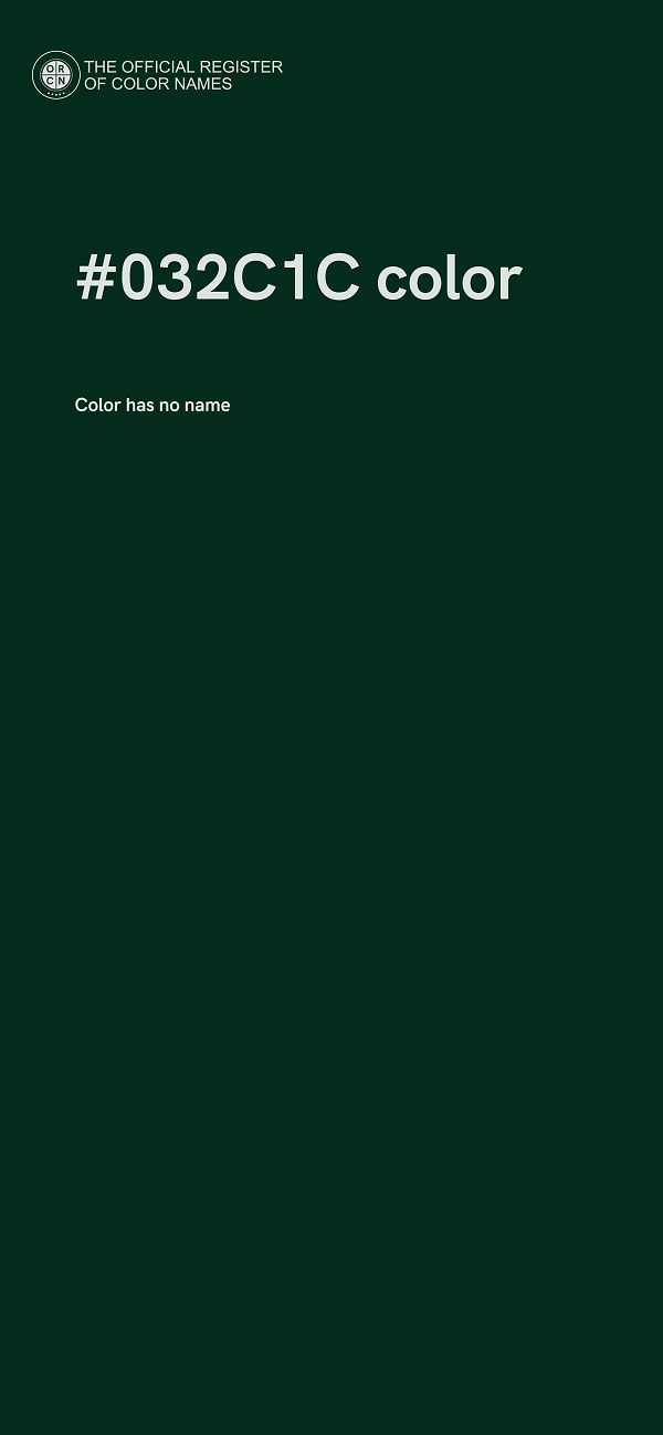 #032C1C color image