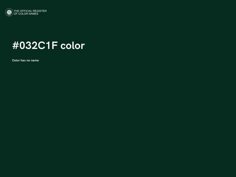 #032C1F color image