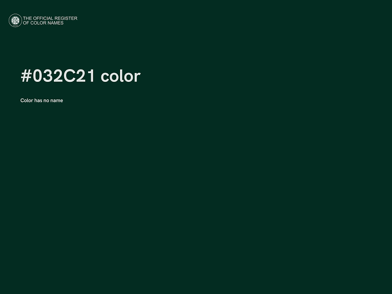 #032C21 color image