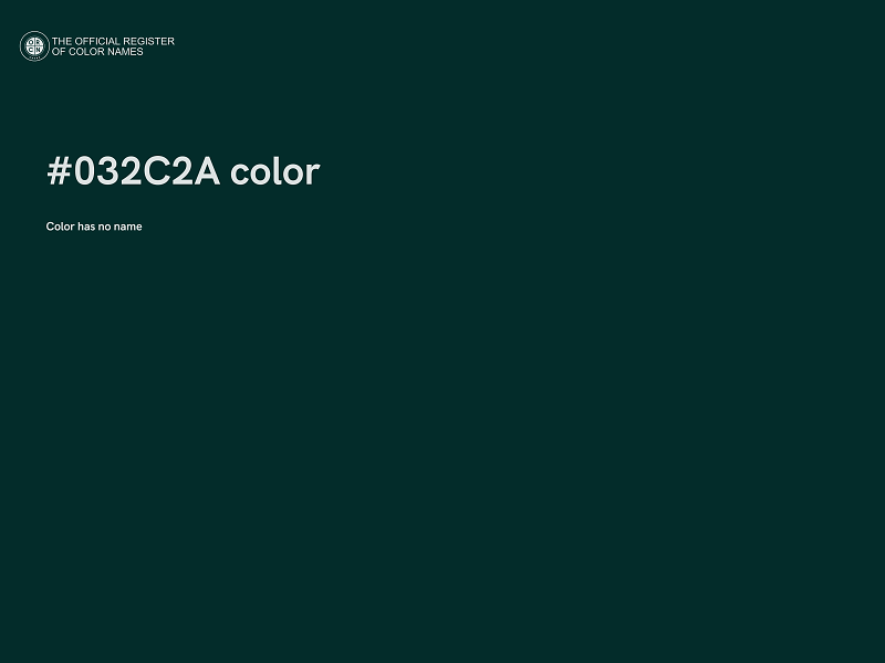 #032C2A color image