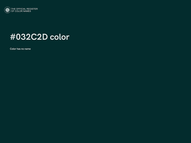 #032C2D color image