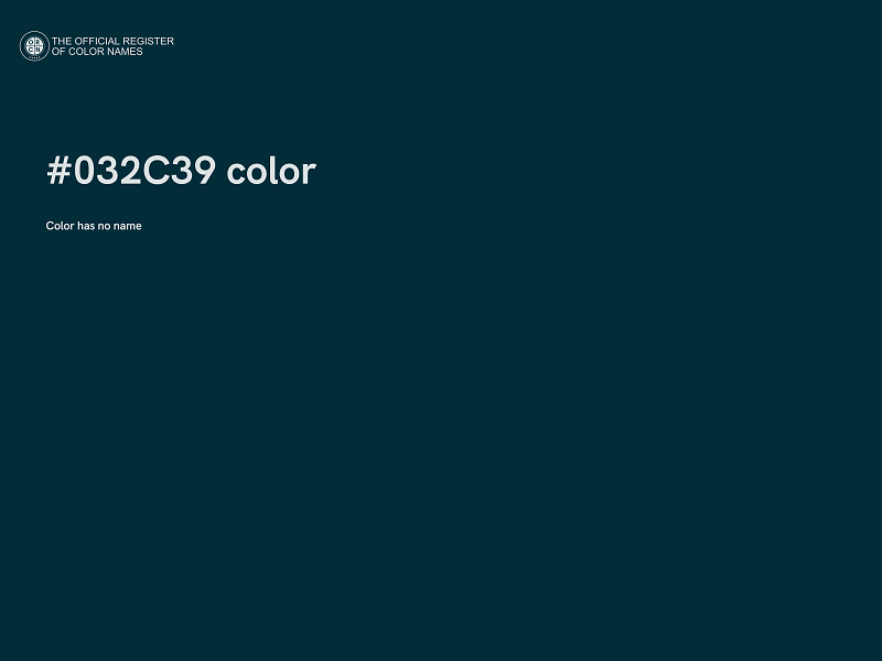 #032C39 color image