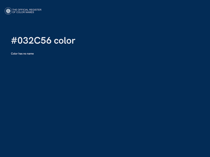 #032C56 color image