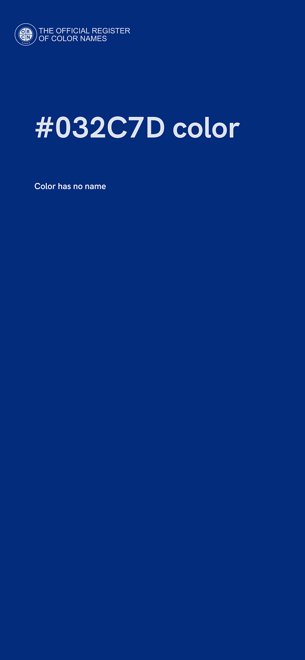 #032C7D color image