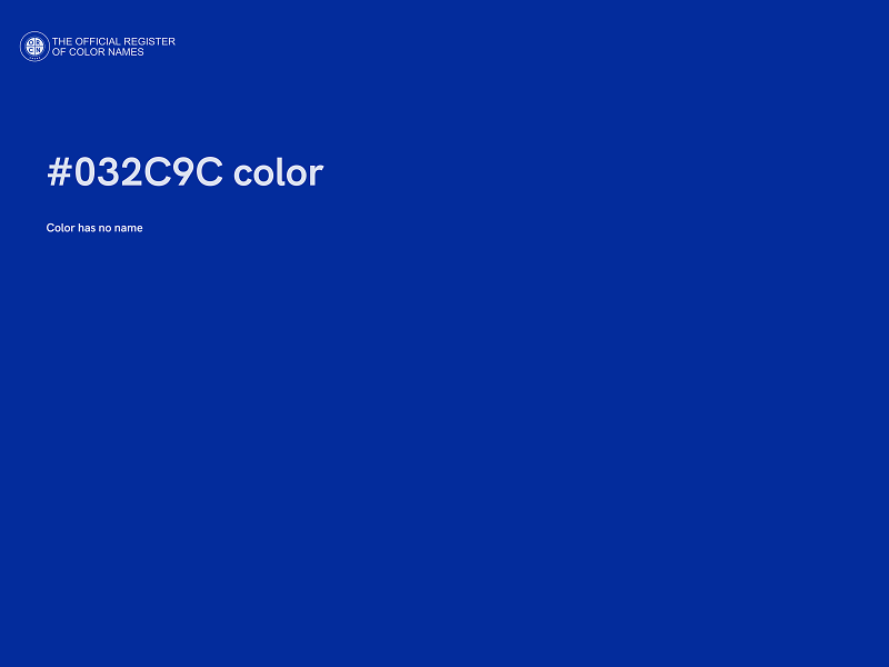#032C9C color image