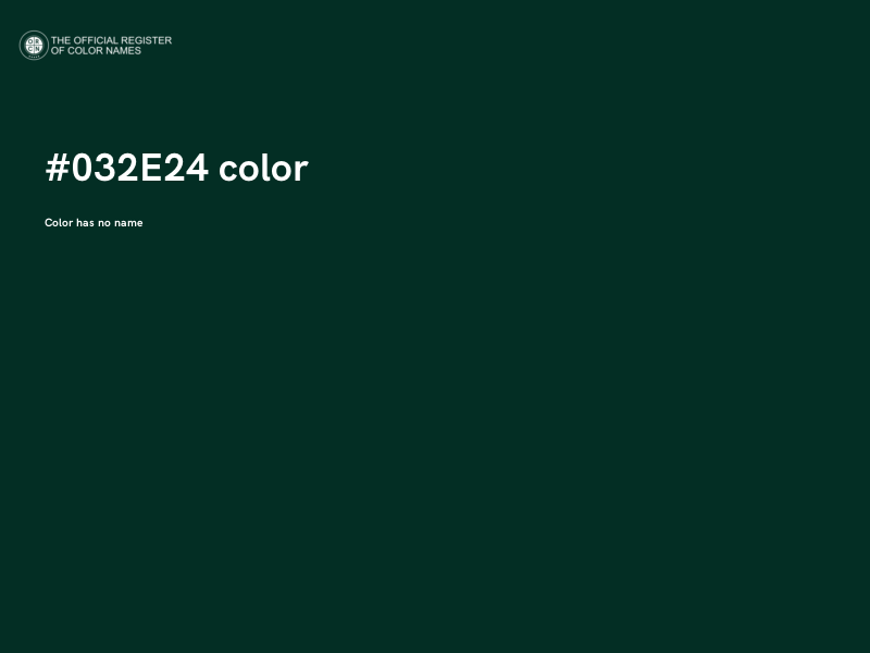 #032E24 color image