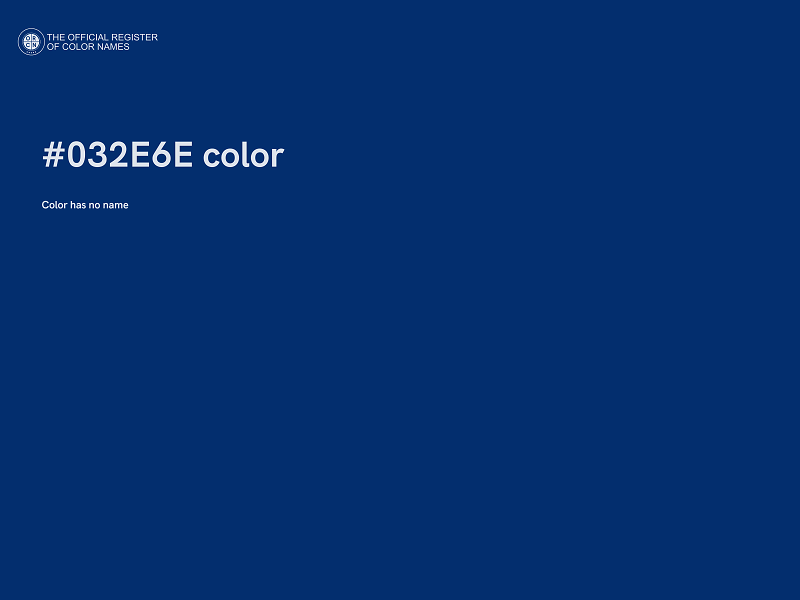 #032E6E color image