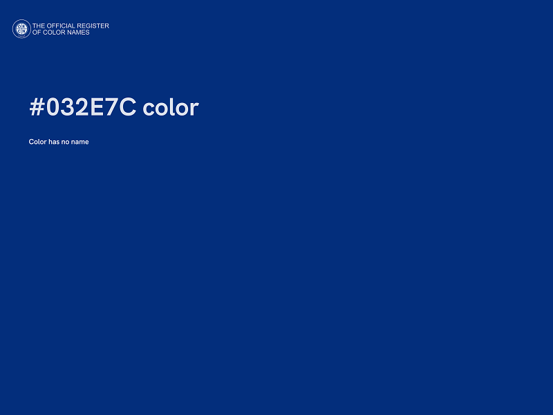 #032E7C color image