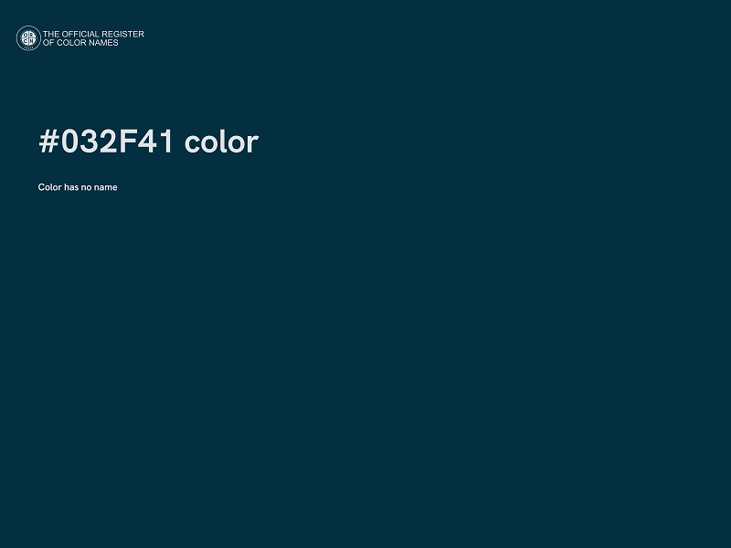 #032F41 color image
