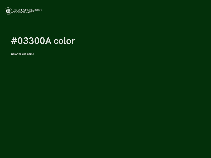 #03300A color image