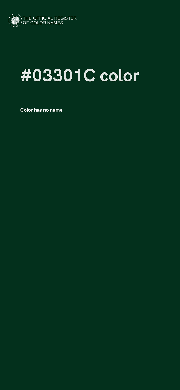 #03301C color image
