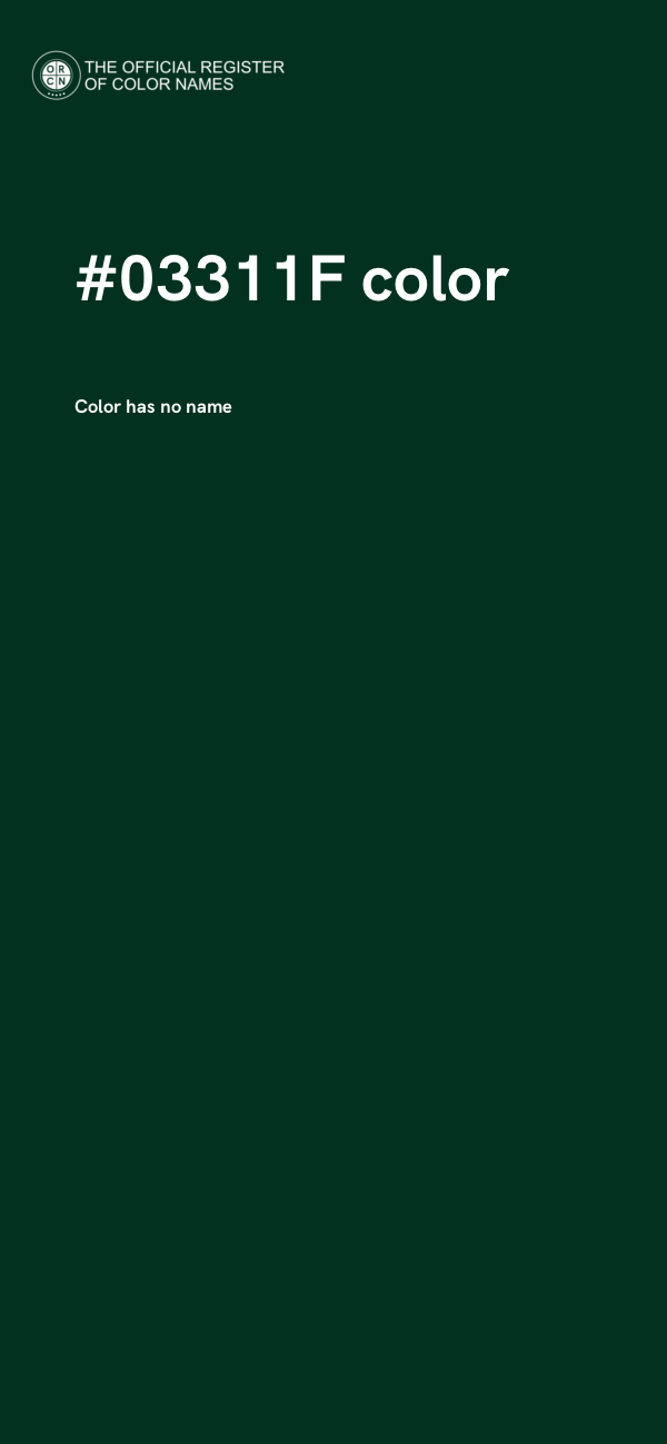 #03311F color image